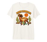 Hoover Dam Traveler Retro Bighorn Sheep Sunset Premium T-Shirt