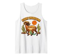 Hoover Dam Traveler Retro Bighorn Sheep Sunset Tank Top