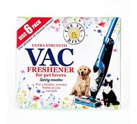 Hoover Discs Scented Spring Meadow - Hoover Freshener Discs - 6 Pack Long-Lasting Pet Odour Neutraliser for Vacuum Cleaner - Compatible with All - Made in UK