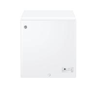 Hoover Freestanding Chest Freezer, 137L, White, E Class | Suitable for Outbuildings and Garages, Super Freezing Function, Integrated Handle, 69.5x55.5x84.5 cm, HHCH 142 ELK