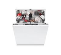 Hoover H-DISH 300 HI4E7L0S-80 Fully Integrated Standard Dishwasher - Silver Control Panel - E Rated, Silver