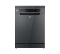 Hoover H-DISH 500 Dishwasher, 14 Place Settings, Graphite, B Class | Maxi Tub, Speed Drive Inverter Motor, Active Hygiene, hOn App, Freestanding, 60x60x85cm, HF 4B7F0A-80