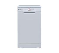 Hoover H-DISH 500 Freestanding Slimline Dishwasher, 10 Place Settings, Class E, Total Care Programme & Quick Wash, Eco Mode, White, 45x61x85 cm - HDPH 2D1049W-80