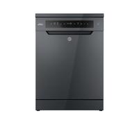 Hoover H-DISH 500 HF 4B7F0A-80 Wifi Connected Full Size Dishwasher - Anthracite - B Rated, Grey