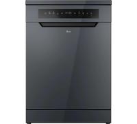 Hoover H-DISH 500 HF 4B7F0A-80 Free Standing Full Size Dishwasher, 14 Place Settings, Graphite, B Rated