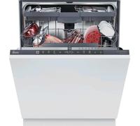 Hoover H-DISH 500 HI 4B2F3STA-80 Wifi Connected Fully Integrated Full Size Dishwasher - Anthracite Bezel Control Panel with Fixed Door Hinge Kit Anthracite Bezel