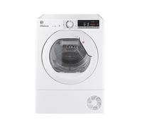 Hoover H-DRY 300 HLE H9A3TE-80/N Wifi Connected 9Kg Heat Pump Tumble Dryer - White - A+++ Rated, White