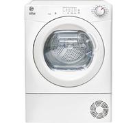 Hoover H-DRY 300 HLEH8A1LE 8KG Capacity, Front Load,A+ Energy,14 Programmes, Sensor Dry, Anti Allergy, Freestanding Heat Pump Tumble Dryer - Inside Water Container - White - HxWxD(cm) 85x60x59