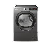 Hoover H-DRY 350 Condenser Tumble Dryer, 10kg, White, B Class | Extra Dry, Dry Hanger, Dry Wardrobe, hOn App, Freestanding, 59.6x60.4x85cm, HRE C10TBER-80