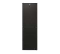 Hoover H-FRIDGE 300 50/50 Fridge Freezer, 252L Capacity, Black, E Class | Freestanding 2 Door Refrigerator, Low Frost, Internal Display, Integrated Handle, 54.5x55x176 cm, HOCT3L517EBK