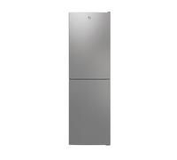 Hoover H-FRIDGE 300 50/50 Fridge Freezer, 252L Capacity, Silver, E Class | Freestanding 2 Door Refrigerator, Low Frost, Internal Display, Integrated Handle, 54.5x55x176 cm, HOCT3L517ESK-1