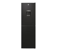 Hoover H-FRIDGE 300 Fridge Freezer with Water Dispenser, Black, E Class | Freestanding, Low Frost Technology, Smart Contents, Precise Temperature Control, Ergonomic Handle, HOCT3L517EWBK-1
