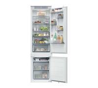 Hoover H-FRIDGE 400 HONBQT3519EWK-UK Wifi Connected 194cm High 70/30 Integrated No Frost Fridge Freezer with Sliding Door Fixing Kit - White - E Rated, White