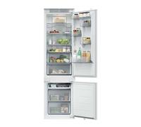 Hoover H-FRIDGE 400 HONBQT3519EWK-UK Wifi Connected 194cm High 70/30 Integrated No Frost Fridge Freezer with Sliding Door Fixing Kit - White - E Rated, White