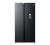 Hoover H-FRIDGE 500 MAXI American Fridge Freezer, Water Dispenser, Black