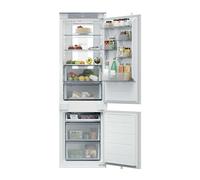 Hoover H-Fridge 600 Integrated Fridge Freezer, D Rated, Total No Frost, hOn App Connectivity, Circle Fresh Technology, Panorama Light, 251L Total Capacity, White, 54x55x177 cm - HONBQT5518DK-UK