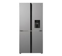 Hoover H-FRIDGE 700 MAXI American Fridge Freezer - Silver - E Rated