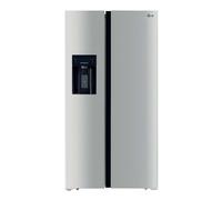 Hoover HOSS3T918EIXK side-by-side refrigerator Freestanding 556 L E Silver