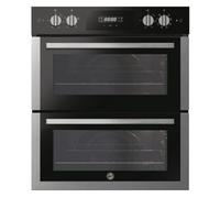 Hoover H-OVEN 300 Built-in Double Oven, 40L, Stainless Steel, A Class | Hydrolytic, Integrated, 72x59.5x56.8cm, HO7DC3UB308BI