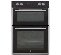 Hoover Hoover Ho9Dc3Ub308Bi 90Cm Built Under Double Oven (Black &Amp; Stainless Steel) - Oven With Installation Black