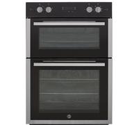 Hoover Hoover Ho9Dc3Ub308Bi 90Cm Built Under Double Oven (Black &Amp; Stainless Steel) - Oven With Installation Black