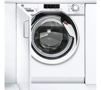 Hoover H-WASH 300 LITE HBDS 485D2ACE-80 Integrated 8Kg/5Kg Washer Dryer with 1400 rpm - White - E Rated [Wash&Dry], C Rated [Wash Only], White