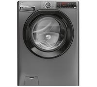 HOOVER H-Wash 350 H3WPS4126TAMBR80 WiFi-enabled 12 kg 1400rpm Washing Machine - Graphite, Silver/Grey