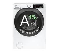 Hoover H-WASH 500 Washing Machine, 9 kg, Freestanding, Front Loader, Class A-15%, 1400 Rotations, Wi-Fi + BLE App, HOn Inverter Motor BPM, 54 x 85 x 60 cm (W x H x L), White-HW49AMBC7/1-S