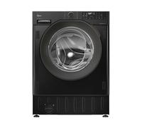 Hoover BH4S696M6DR9B-80 Wifi Connected Integrated 9Kg/6Kg Washer Dryer with 1600 rpm - Black / Anthracite, A Rated [Wash Only], Black