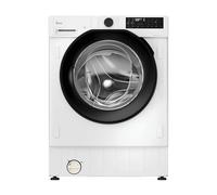 Hoover H-Wash and Dry 400 Integrated Washer Dryer With Autodose, 9 Kg Wash plus 6 Kg Dry, Combined Cycle Class D, 1600 RPM, hOn App Connectivity, White and Black, 60x53x82 cm - BH4SD696M6DB9-80