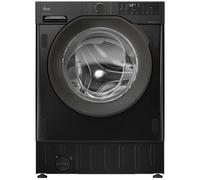 Hoover BH4S696M6DR9B-80 Wifi Connected Integrated 9Kg/6Kg Washer Dryer with 1600 rpm - Black / Anthracite, A Rated [Wash Only], Black