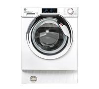 Hoover H-WASH/DRY HBDOS 695TAMCE-80 Integrated Washer Dryer, 9Kg Wash+5Kg Dry, 1600 Rpm, 12 Programmes, 3 Drying Levels, White with Chrome door