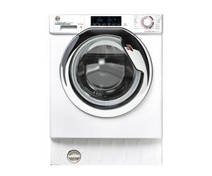 Hoover H-WASH/DRY HBDOS 695TAMCE-80 Integrated Washer Dryer, 9Kg Wash+5Kg Dry,