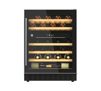 Hoover H-WINE 300 HWCB 60 UK/N Freestanding Black 46 bottle(s)