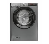 Hoover H-WASH&DRY 350 Freestanding Washer Dryer, 10 Kg Wash + 6 Kg Dry, 1400 RPM, Combined Cycle Class D, Wi-Fi & Bluetooth, Auto Care & Steam Care Pro, Anthracite, 60x58x85 cm - H3DPS41066TABR80
