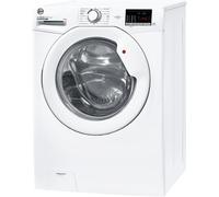 Hoover H-WASH 300 LITE 9kg Freestanding Washing Machine, 1400 RPM, B Rated, AC Motor, NFC & IoT App, 15+1 Programmes, Allergy Care Cycle, White, 60x53x85 cm - H3W 492DA4/1-80