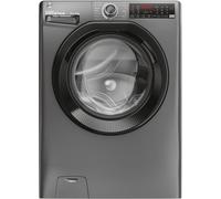 Hoover H3WPS496TAMBR680 Washing Machine, 9kg, 1400 Spin, Grey, A Rated, Freestanding, 31020107 A
