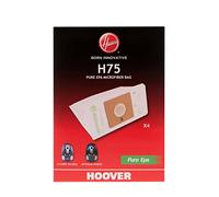 Hoover H75 Vacuum Cleaner Bags, Original, Microfiber, Pure EPA, Odorless, Extra Capacious, Compatible With Hoover Thunder Space, A Cube Silence And Optimum Power Vacuum Cleaners, 4 Pieces