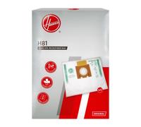 GENUINE HOOVER H81 PURE EPA MICROFIBER DIRT DUST BAGS FOR TELIOS EXTRA, UK NEW