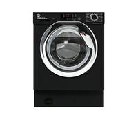 Hoover HBWS 49D3ACBE/80 - Black with Chrome Door 9KG Integrated Washing Machine [EEK: C]