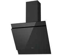 Hoover HDG6DCH3B 60cm Ceiling Cooker Hood for Ducted/Recirculating Ventilation - Black Glass, Black