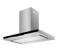 Hoover HDSVI985B A Rated Island Cooker Hood - Stainless Steel / Black Glass