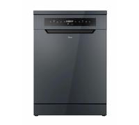 Hoover H-DISH 700 HF 4A4S3PSA-80 Free Standing Full Size Dishwasher, 14 Place Settings, Graphite, A Rated