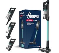 Hoover HF1 Max Cordless Vacuum Cleaner Anti Hair Wrap 200W, 50-min Runtime Rechargeable, 3 Speeds, Double Edge Cleaning, LED Headlight, HEPA Fliter, Crevice Tool & Motorised Pet Tool [HF1M10P]