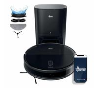 Hoover HG2 Hydro Pro Robot Vacuum Cleaner and Mop, Ultra-Slim Design, 5000Pa Powerful Suction, Under Furniture Cleaning, Laser Navigation, Up to 160 Min Runtime, Self Emptying Station