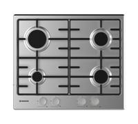 Hoover HHW6BRMX 60cm 4 Burner Gas Hob in Stainless Steel