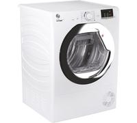 Hoover HLEC9DCE H-Dry 300 9kg Condenser Tumble Dryer Aquavision, White, Freestanding, Sensor dry, NFC