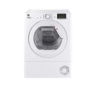 Hoover HLEC10DE H-Dry 300, 10kg, Condenser Tumble Dryer, Aquavision, White, Sensor Dry, NFC