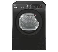 Hoover HLEC9DGB H-Dry 300 9kg Condenser Tumble Dryer, Black, Sensor dry, NFC