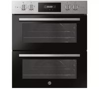 Hoover HO7DC3B308IN - Stainless Steel & Black Double Ovens - 77L Total Capacity - A Energy Rating